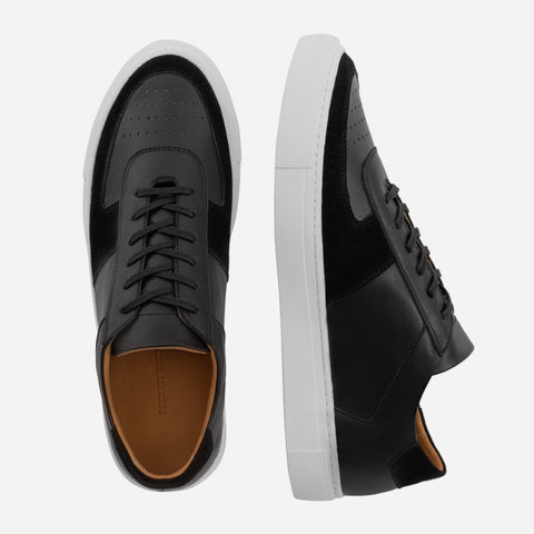 Garcia Sneakers - Leather/Suede - Men's - Black/Black/White / 13
