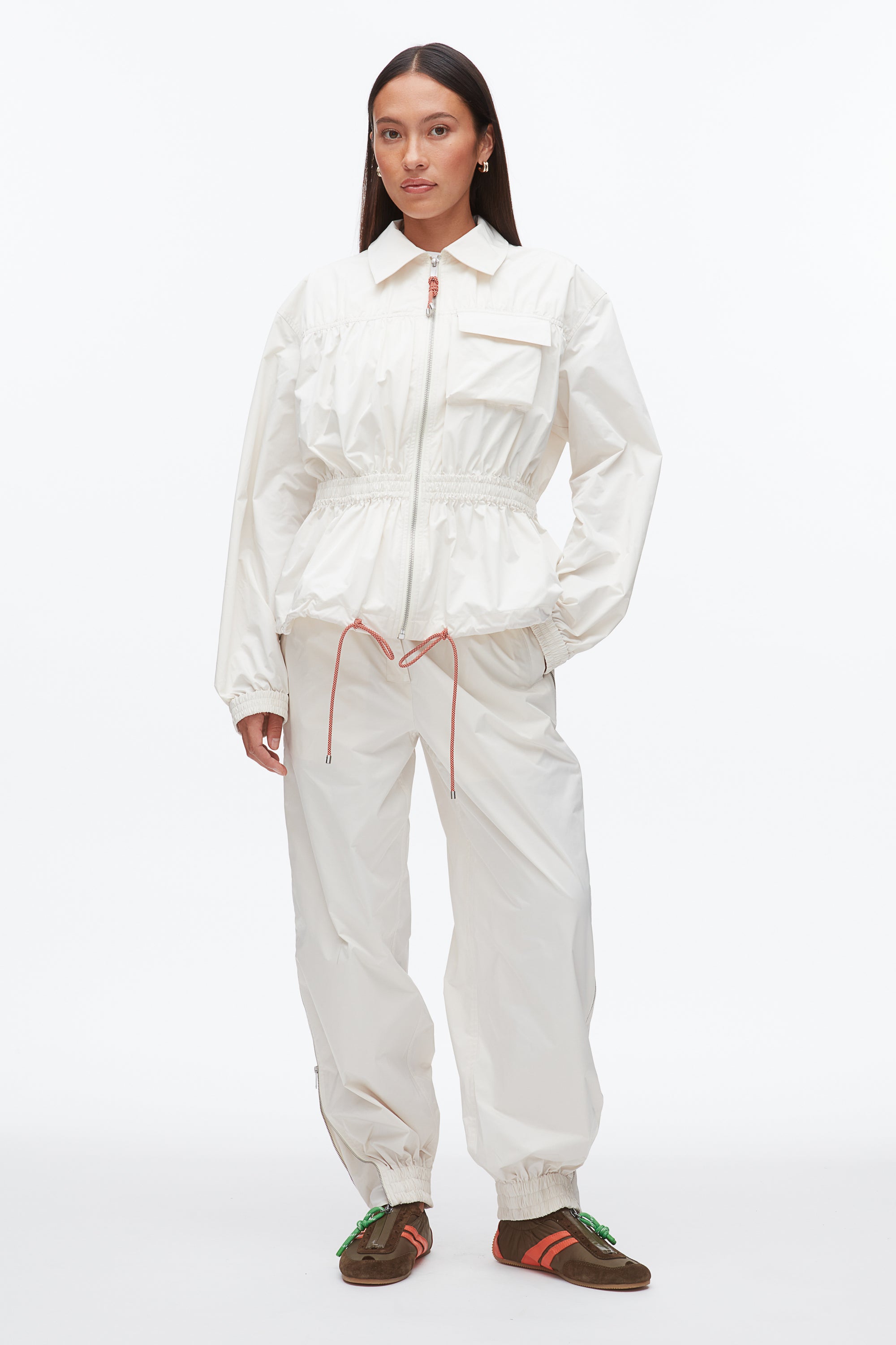 Image of Ripstop Ruched Jacket