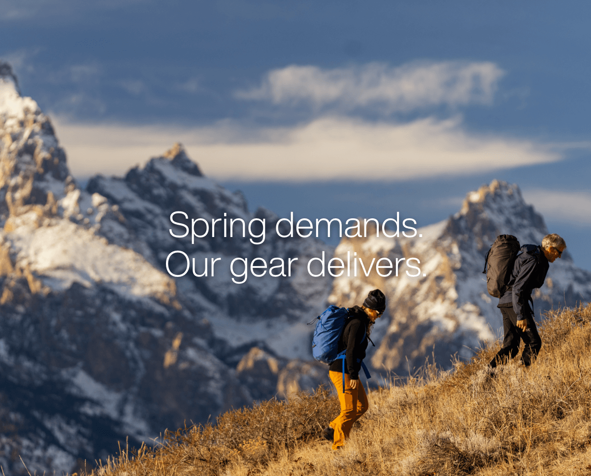 Spring demands. Our gear delivers.