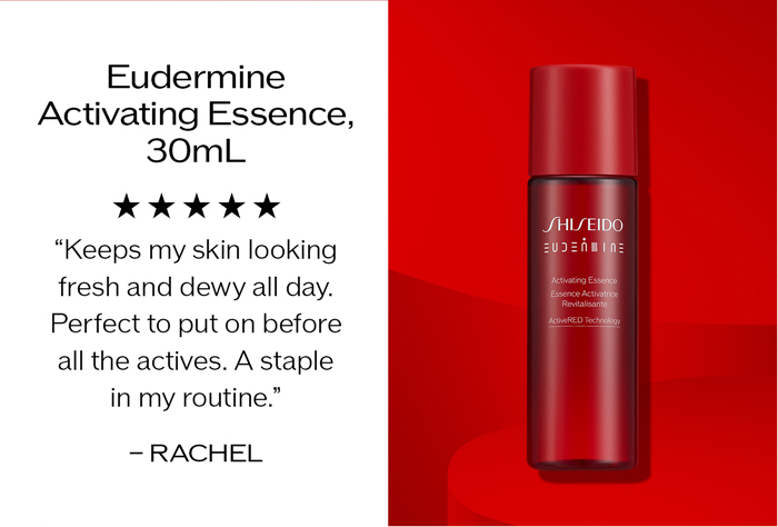 Eudermine Activating Essence, 30mL 5 STARS - "Keeps my skin looking fresh and dewy all day. Perfect to put on before all the actives. A staple in my routine.” - RACHEL