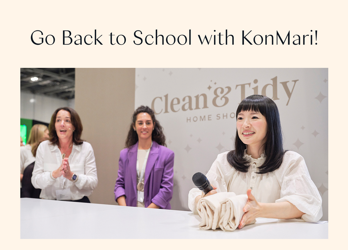 Go Back to School with KonMari! 