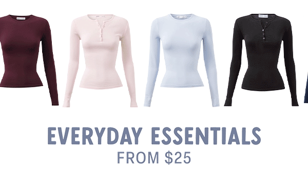 Everyday Essentials from $25