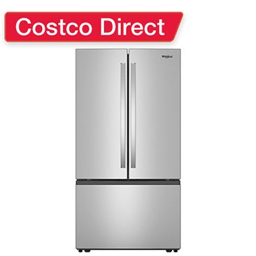 Whirlpool 31 cu. ft. French Door Refrigerator with Interior Water Dispenser in Fingerprint Resistant Stainless Steel