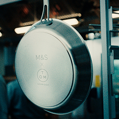 Stainless Steel 24cm Frying Pan