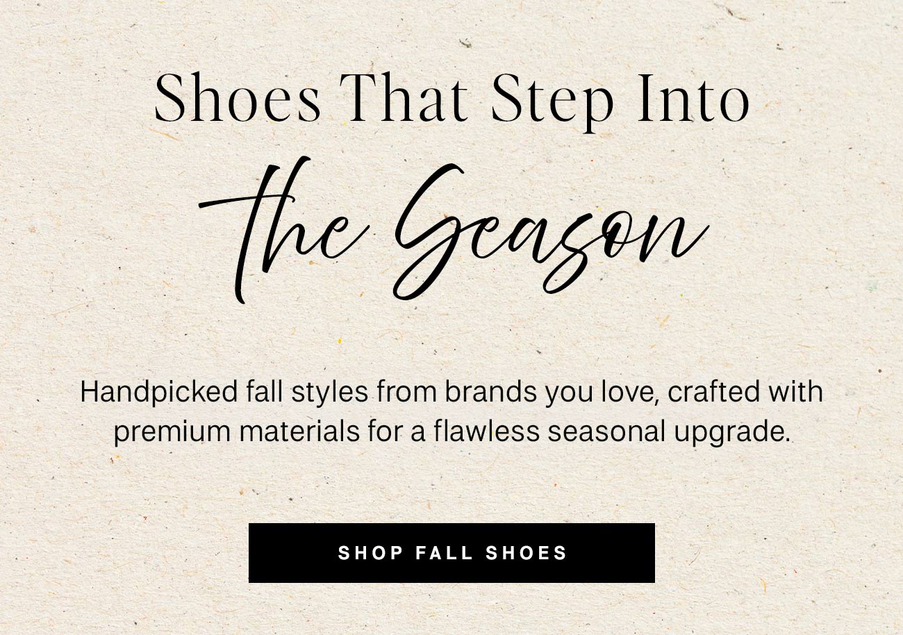 Shop Fall Shoes