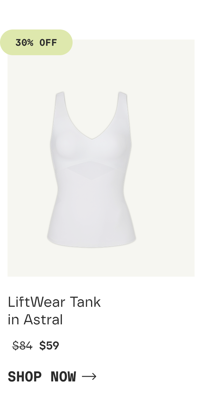 30% OFF | LiftWear Tank in Astral | $59 | SHOP NOW