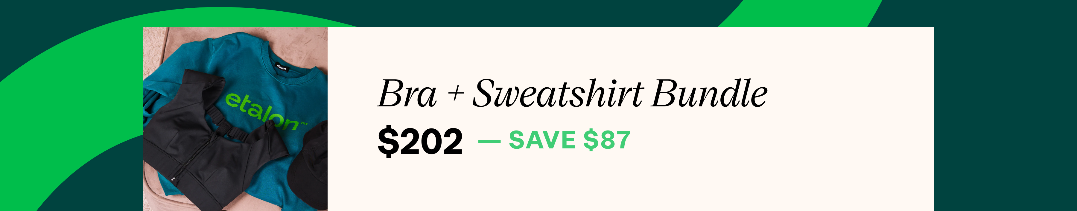 Bra + Sweatshirt Bundle