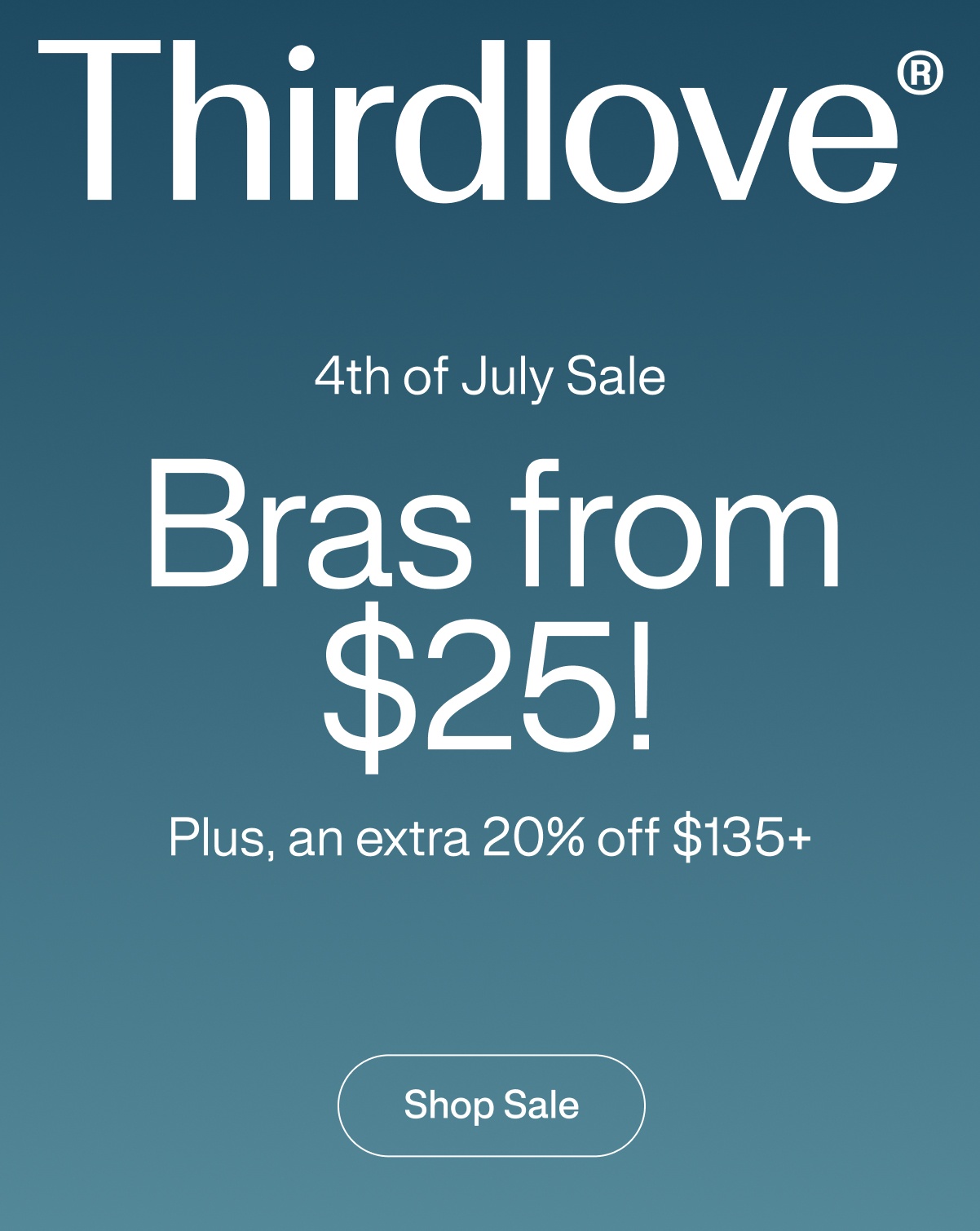 Thirdlove® 4th of July Sale: Bras from $25! Plus, an extra 20% off $135+ - Shop Sale