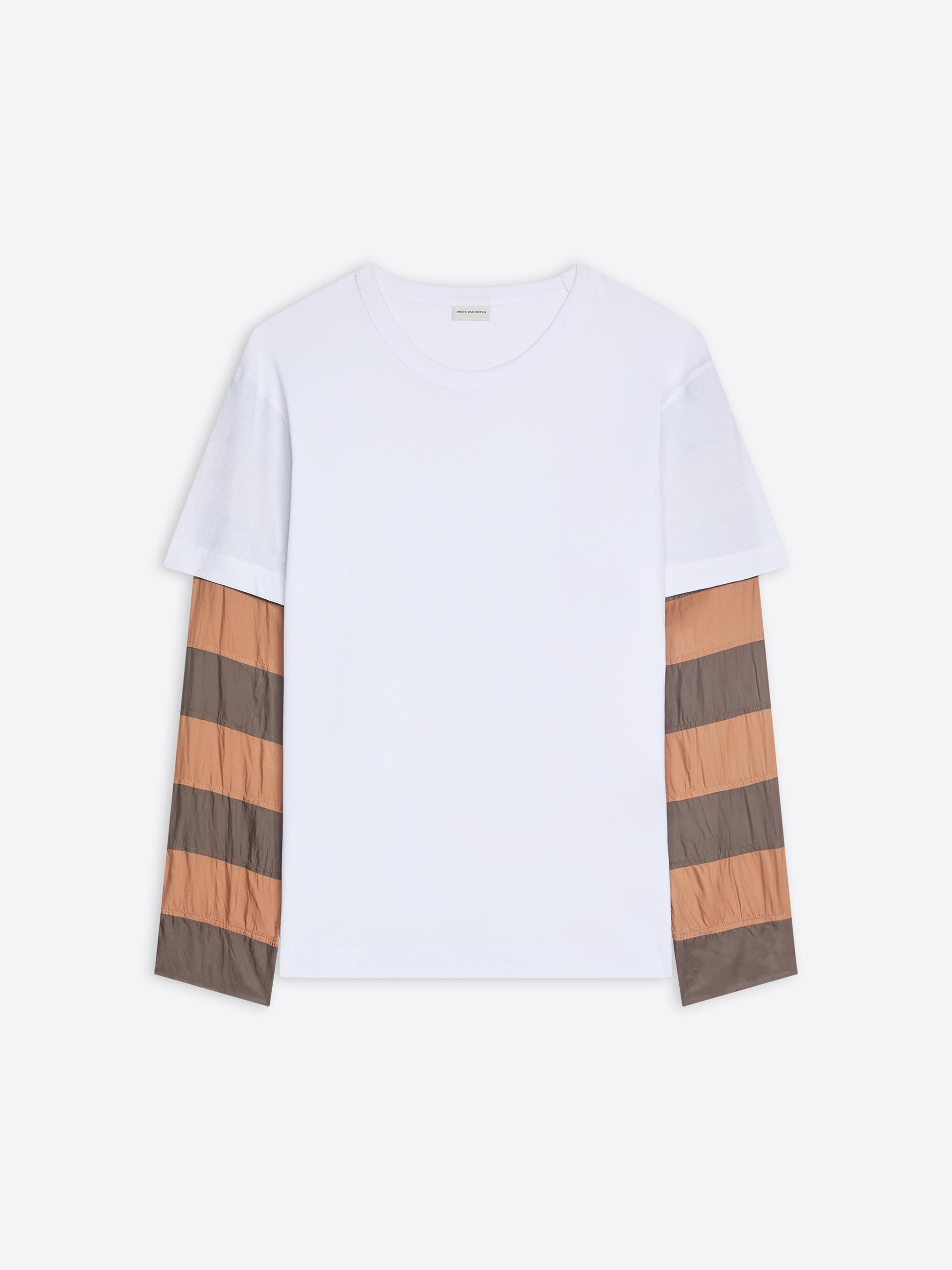Contrast sleeves tee - Dries Van Noten