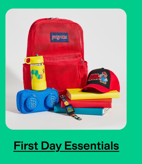 Shop first Day Essentials