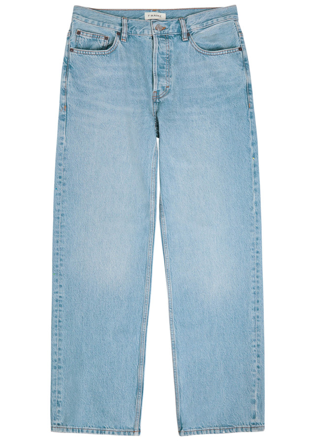 FRAME Relaxed tapered-leg jeans