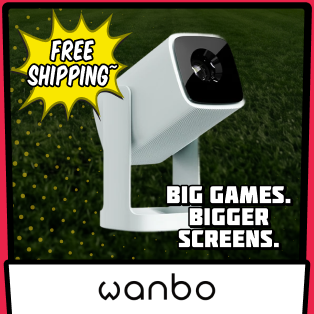 Wanbo Cube 1 HD Smart Projector (Sky Blue) Product Image