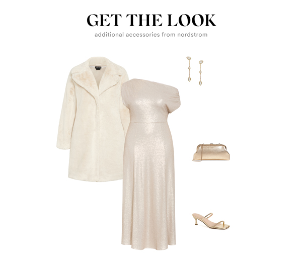 Shop the Sequin Off Shoulder Maxi Dress