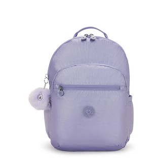 Seoul Extra Large Metallic 17" Laptop Backpack-Amethyst Aura Metallic