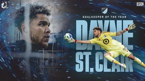 Your 2025 MLS Goalkeeper of the Year: Dayne St. Clair