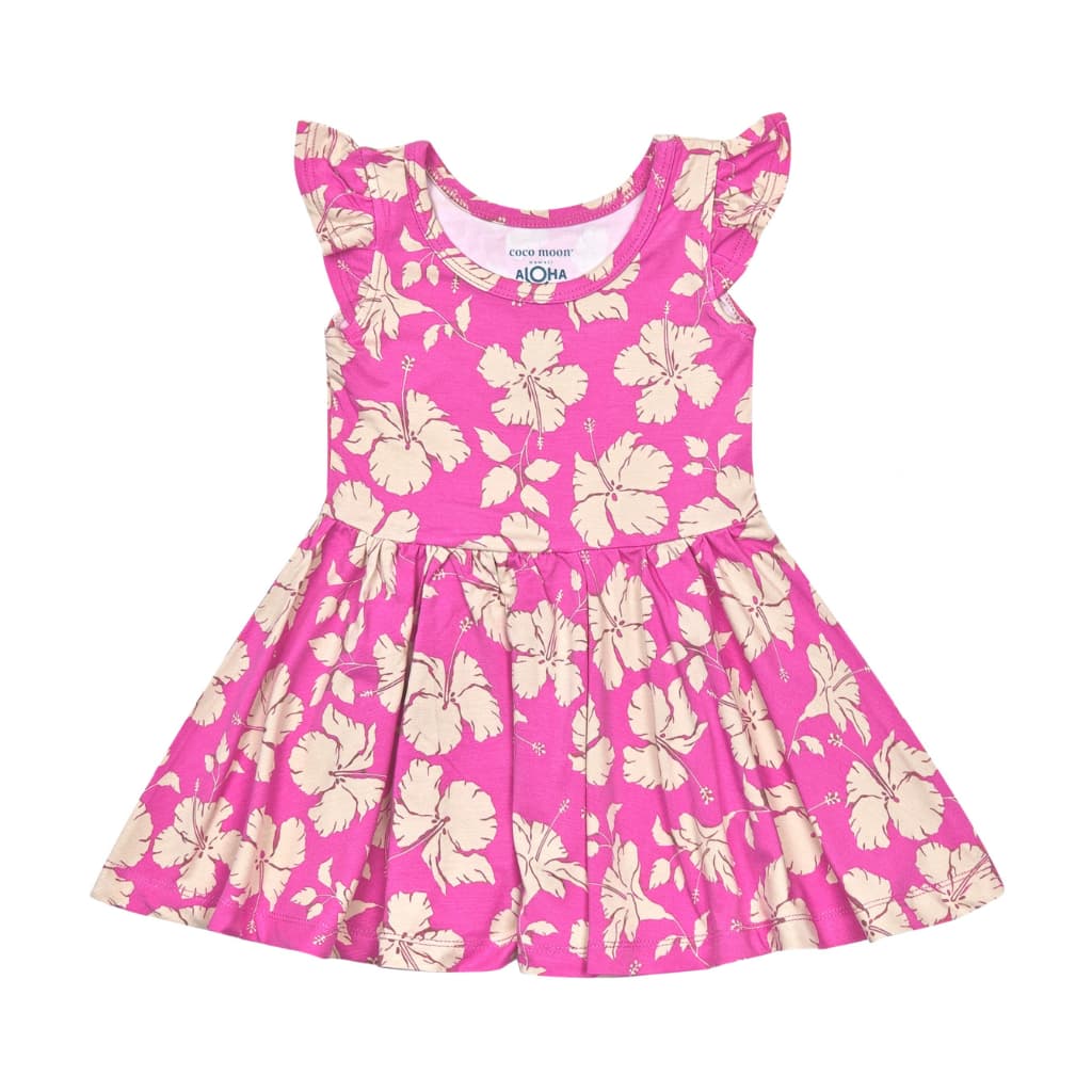 Image of Salina Bamboo Flutter Sleeve Dress