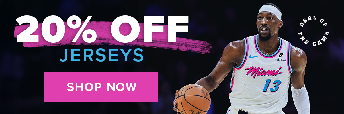 20% Off Jerseys | Shop Now