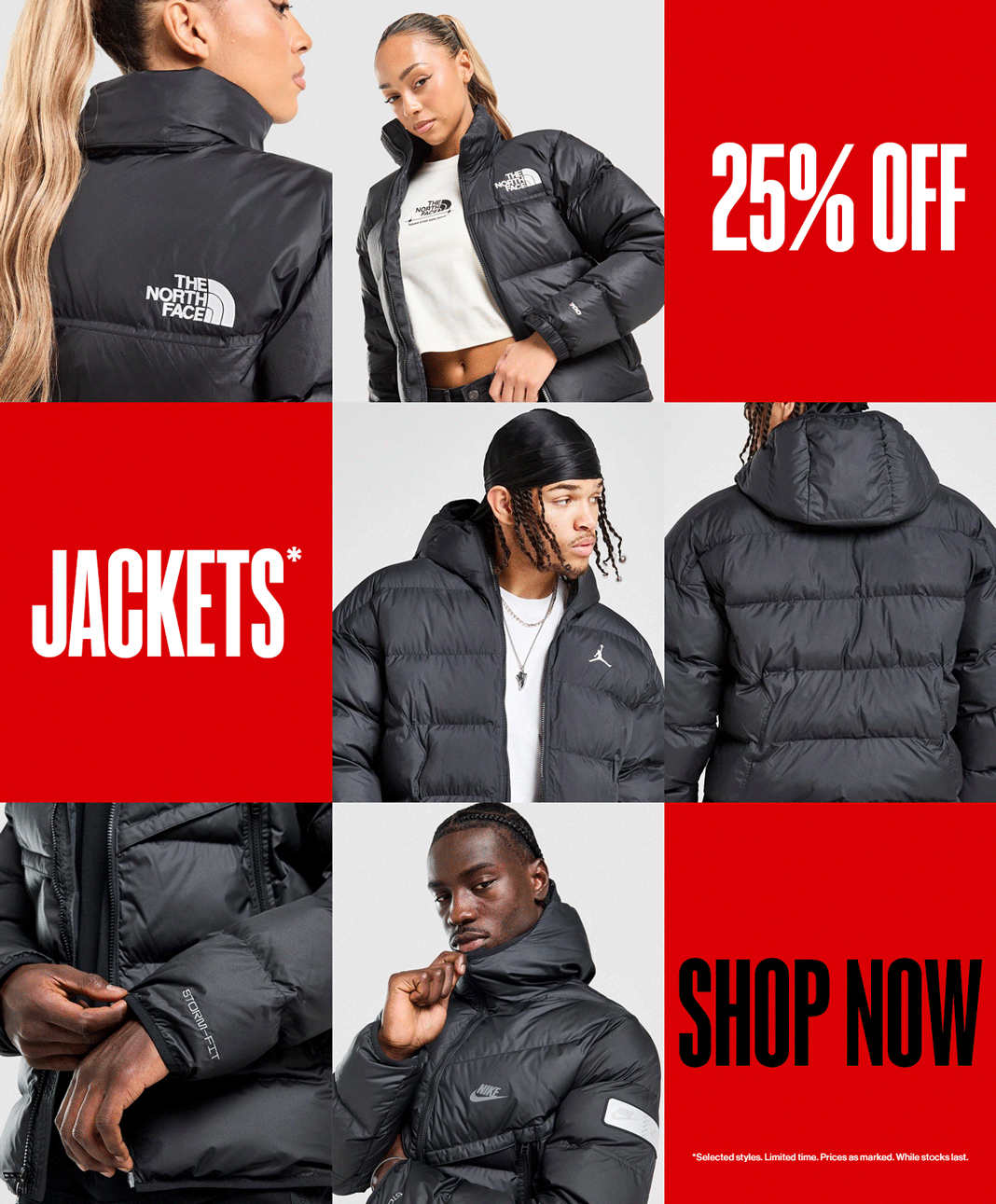 25% Off Jackets Shop Now