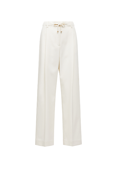 Wool Gabardine Tailored Pants