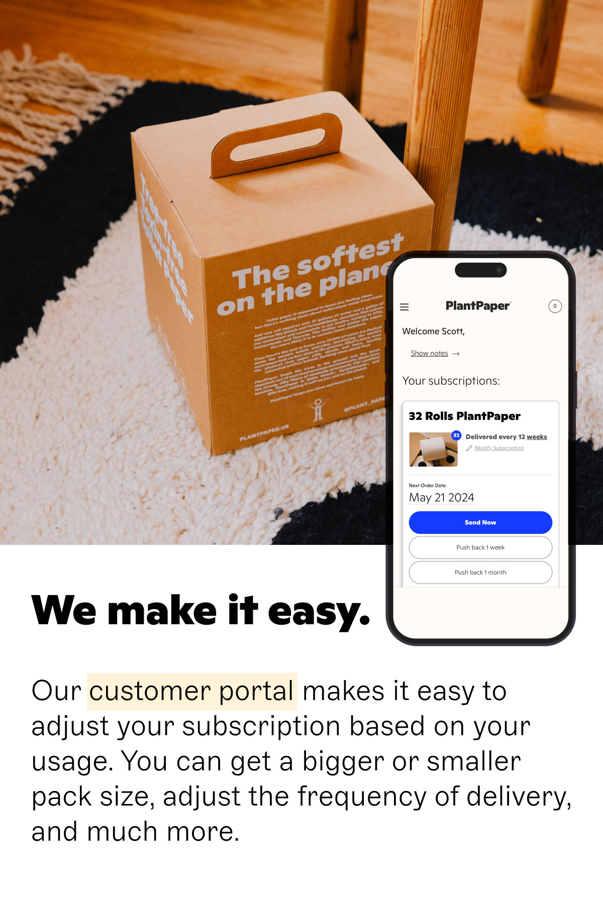 Welcome discount