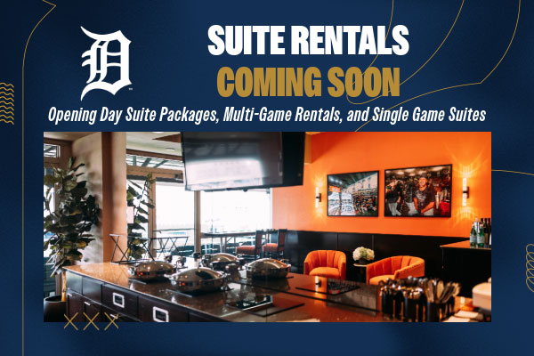 Suite Rentals Coming Soon.