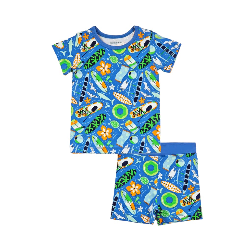 Image of Beach Day Short Bamboo Pajamas