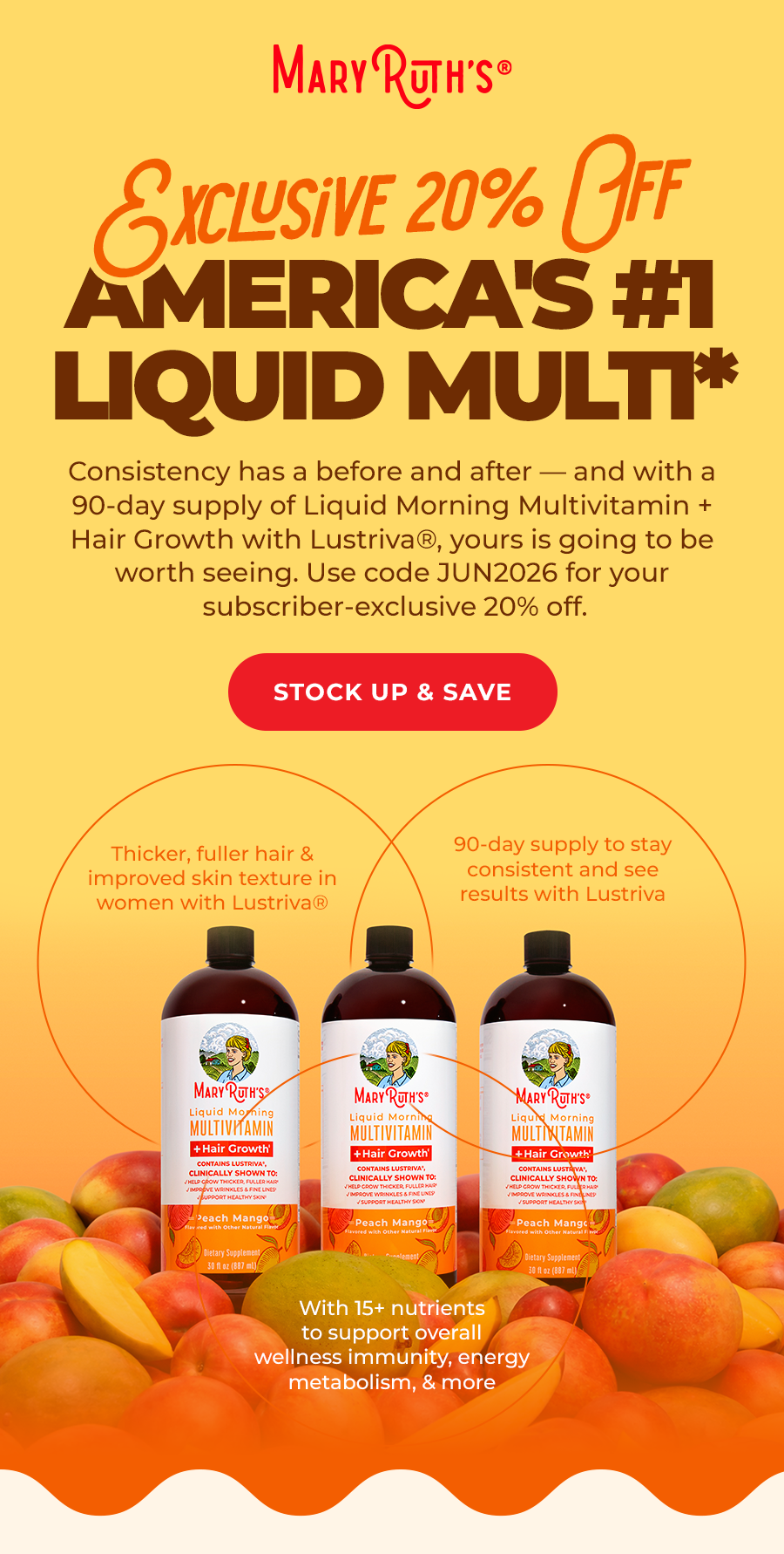 Exclusive 20% Off America's #1 Liquid Multi*