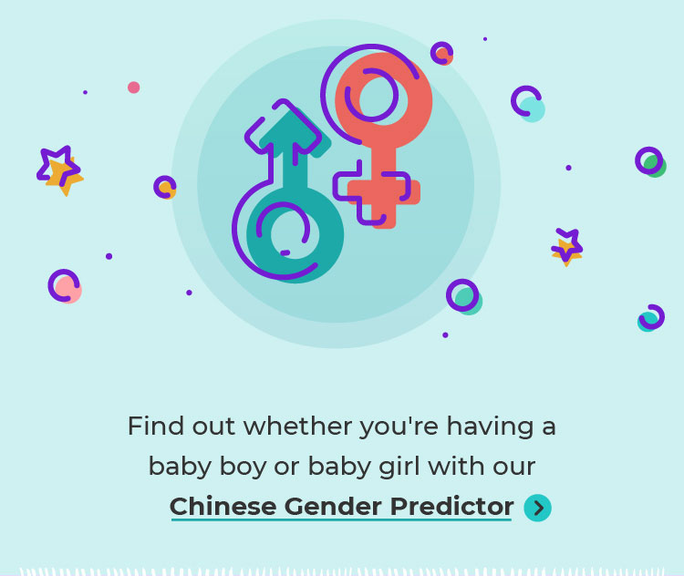 Find out whether you're having a baby boy or baby girl with our Chinese Gender Predictor