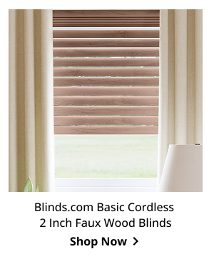 Blinds.com Basic Cordless 2 Inch Faux Wood Blinds | Shop Now >