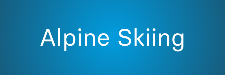 Alpine Skiing