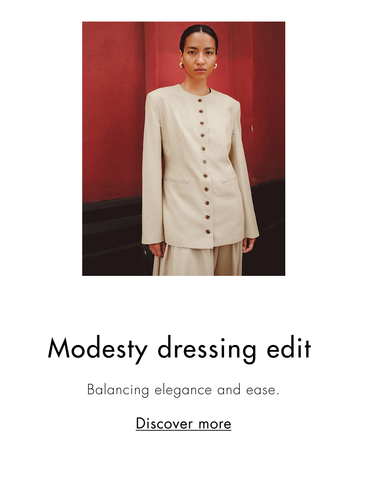 Modest dressing edit Balancing elegance and ease