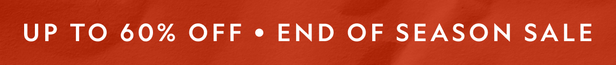End Of Season Sale