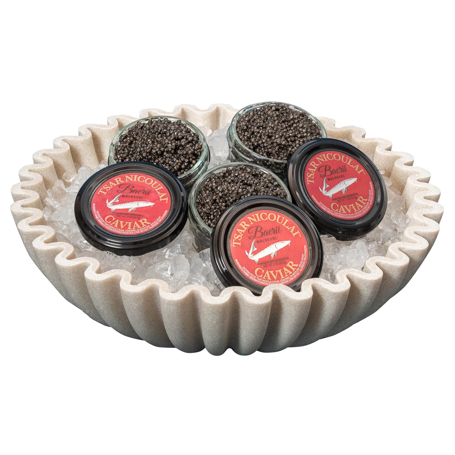 Tsar Nicoulai Baerii Caviar 2 oz, 3-Pack
