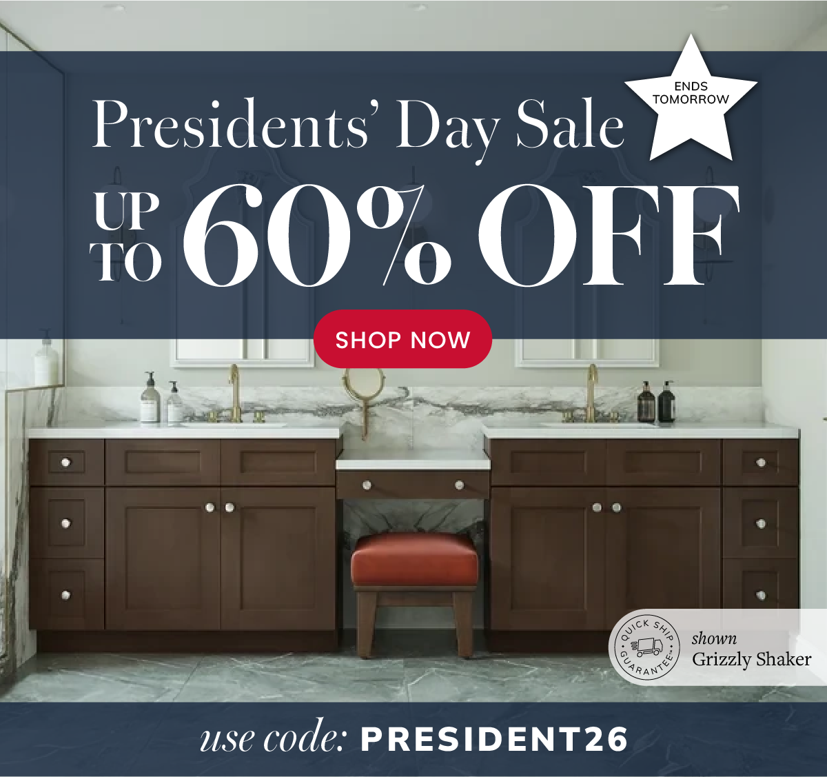 Presidents' Day Sale - Up to 60% Off - Shop Now