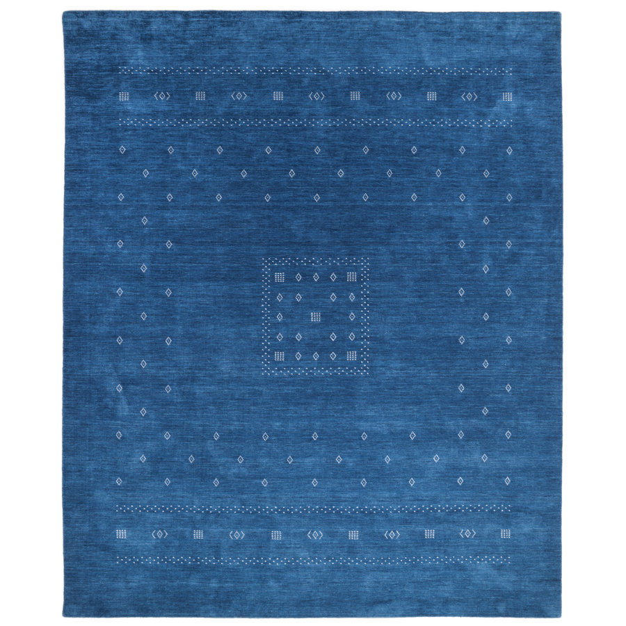 Simi Southwestern Hand-Knotted Sapphire Area Rug