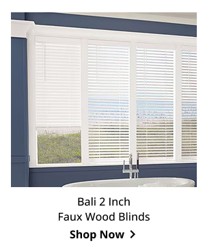 Bali 2 Inch Faux Wood Blinds | Shop Now >