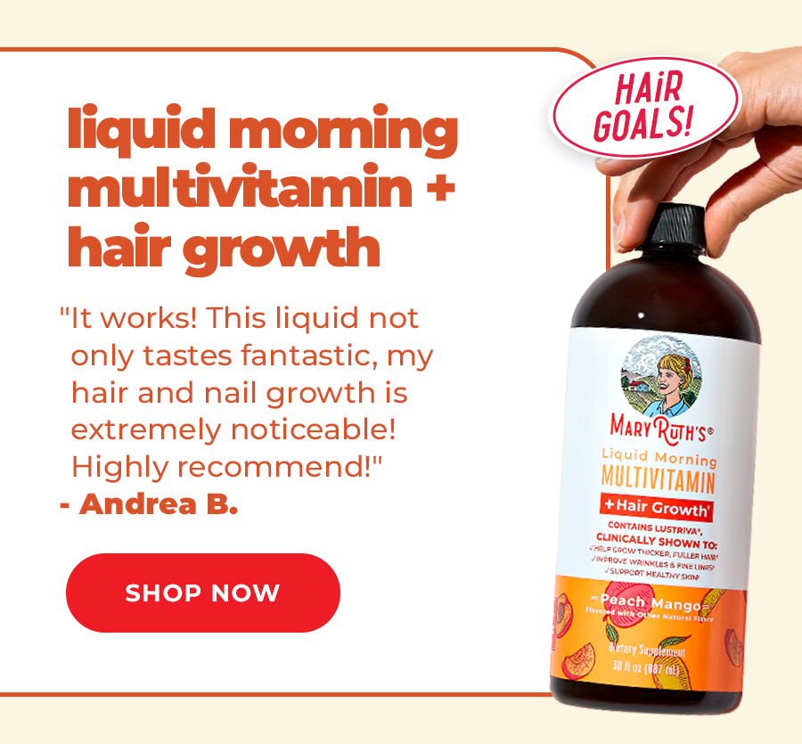 Liquid Morning Multivitamin + Hair Growth