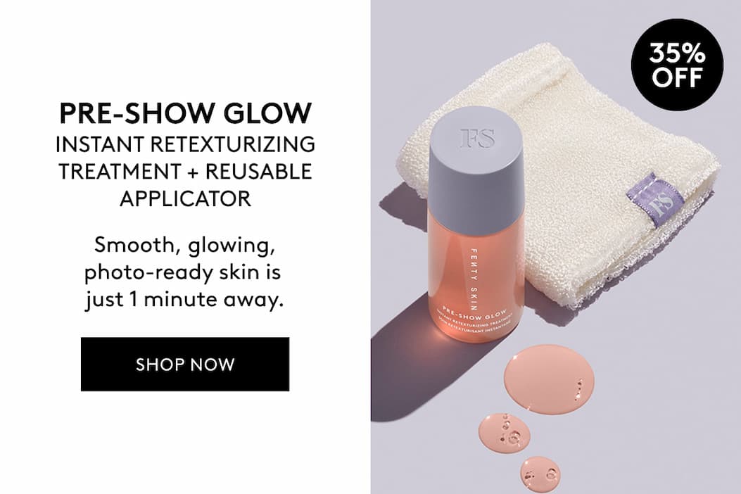 35% OFF PRE-SHOW GLOW INSTANT RETEXTURIZING TREATMENT + REUSABLE APPLICATOR