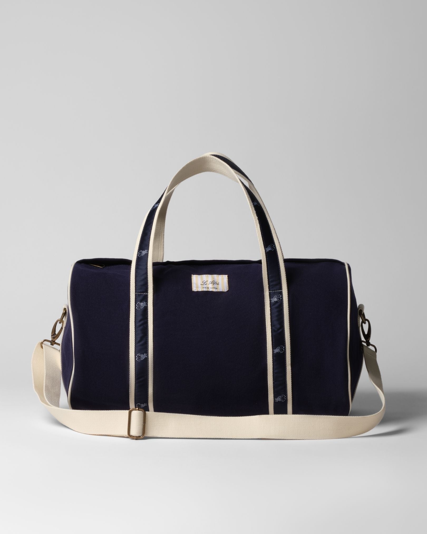 Image of Le Alfré Navy Duffle Bag