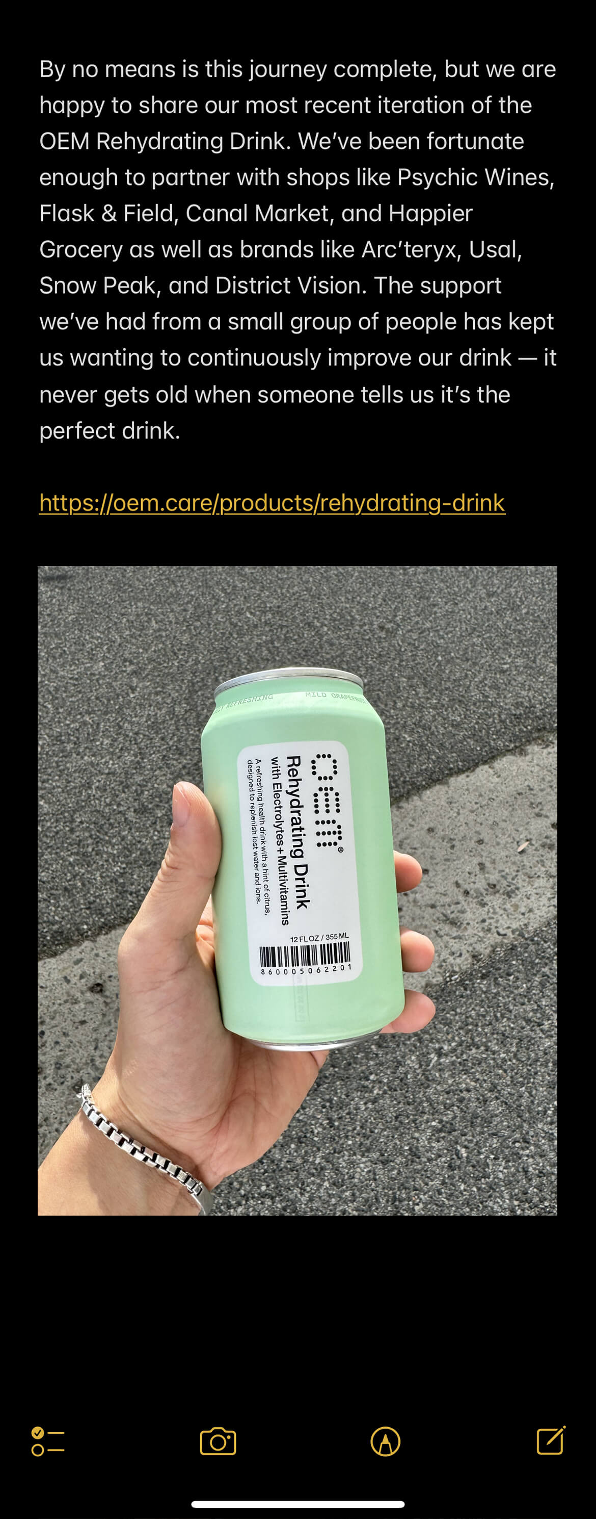 OEM Rehydrating Drink