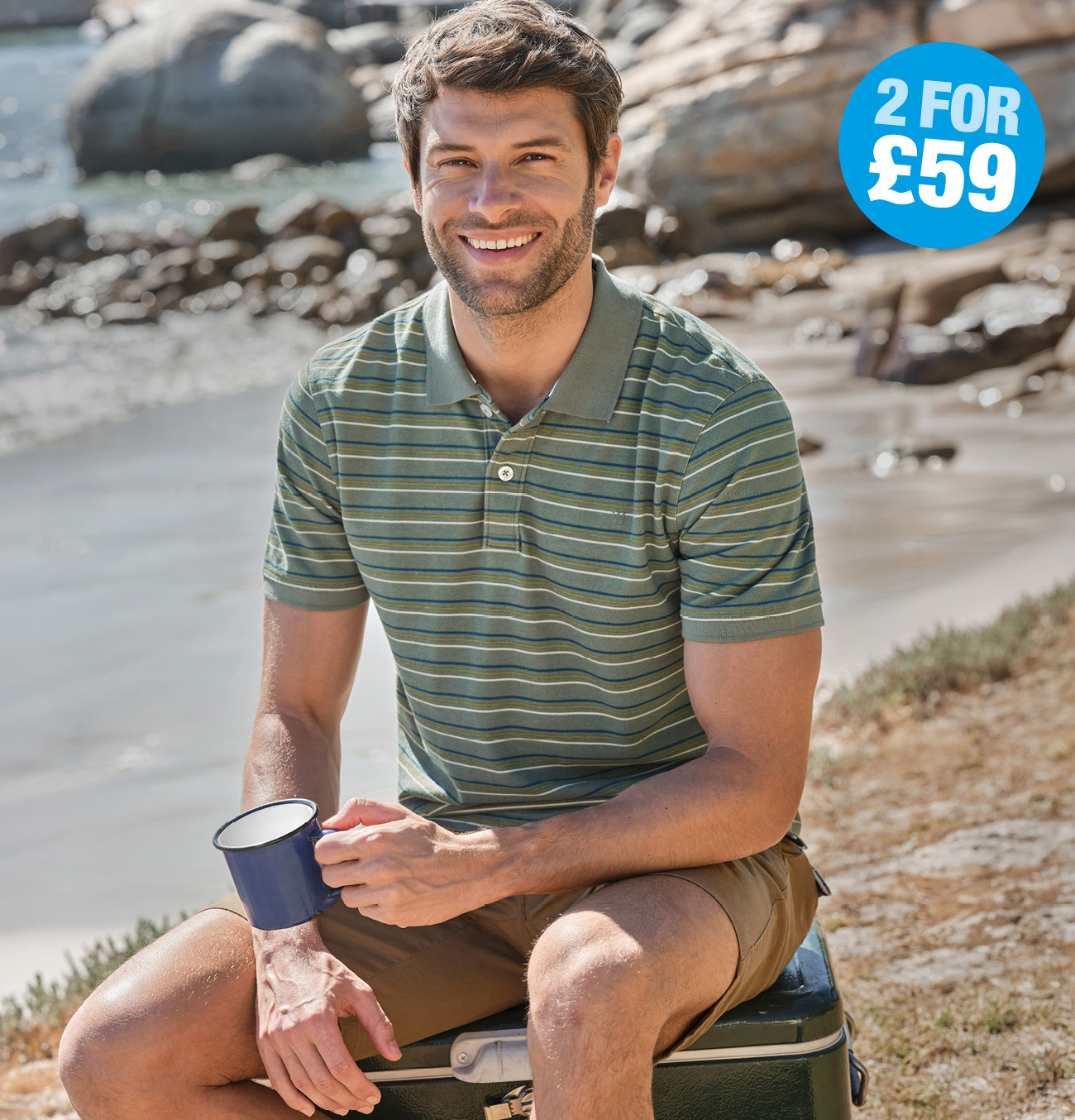 Mix and Match - 2 for £59 Cotton Polo Shirts