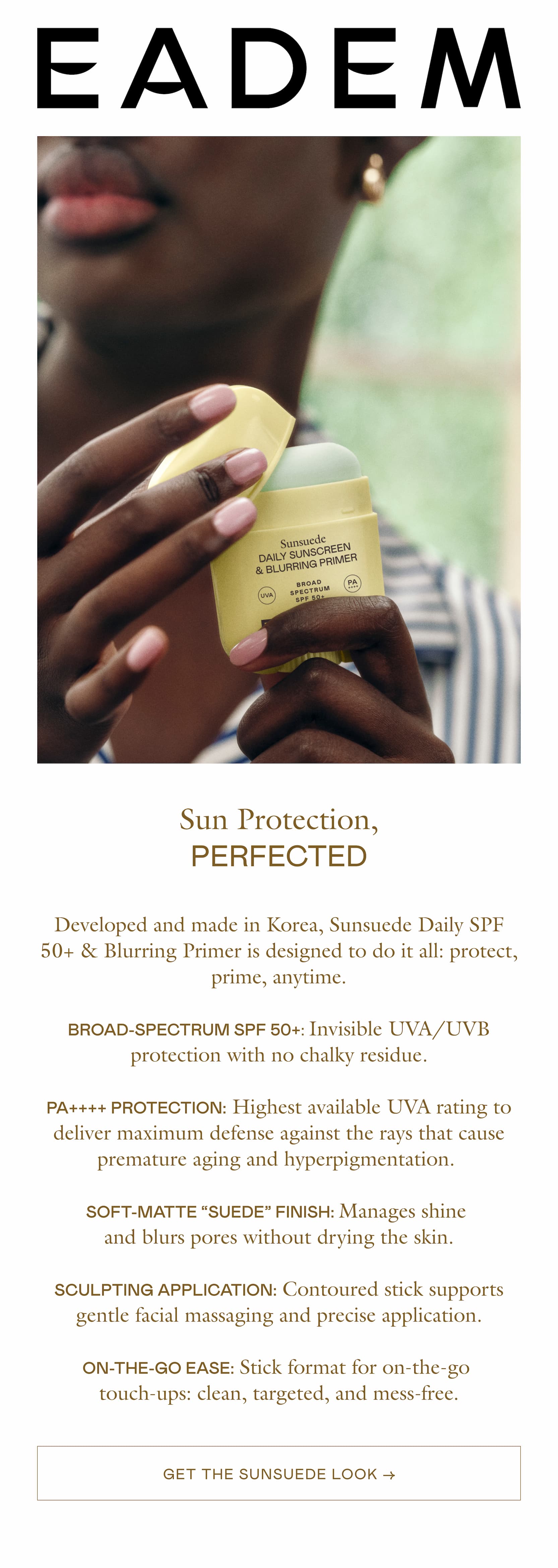 New Sunsuede SPF is here