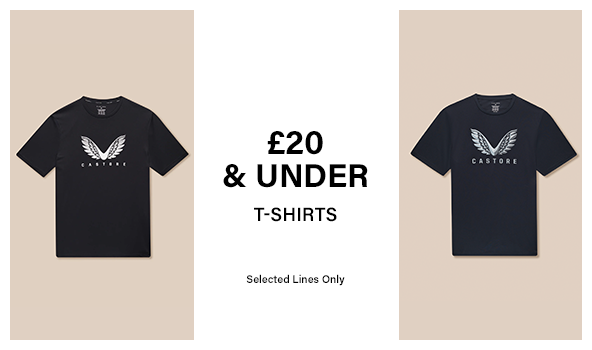£20 & under on Castore T-shirts