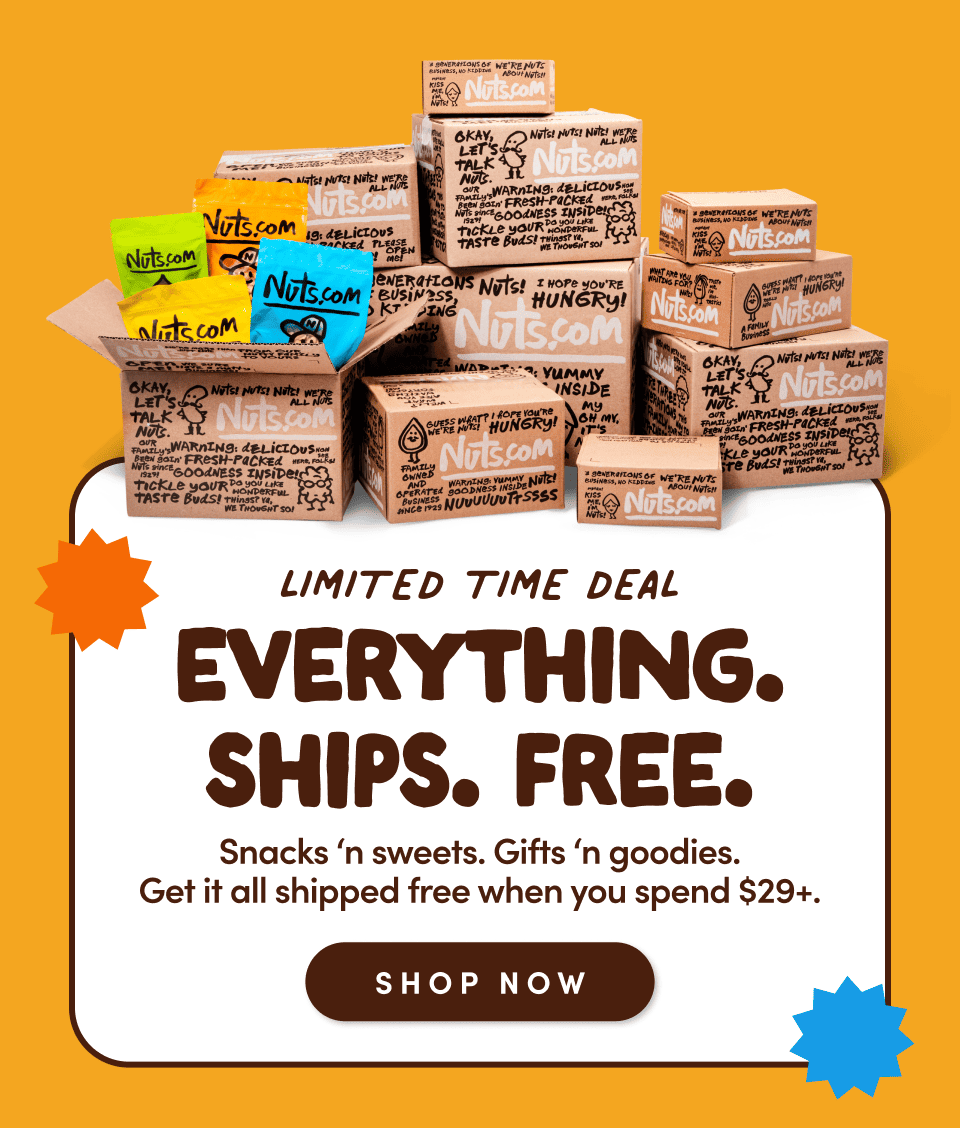 LIMITED TIME DEAL EVERYTHING. SHIPS. FREE. 