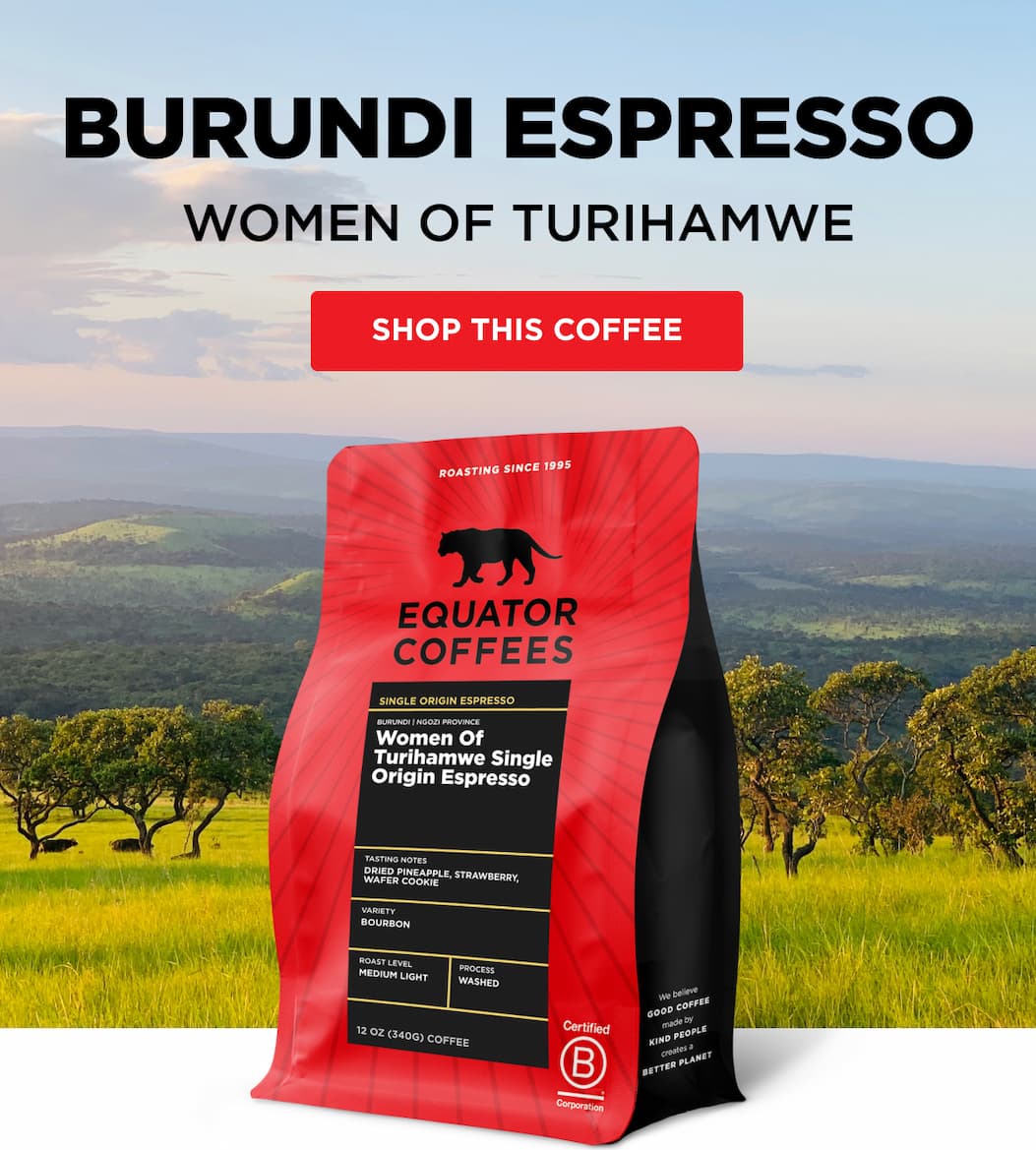 Burundi Espresso Women of Turihamwe | Shop this Coffee