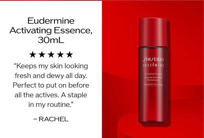 Eudermine Activating Essence, 30mL 5 STARS - "Keeps my skin looking fresh and dewy all day. Perfect to put on before all the actives. A staple in my routine.” - RACHEL