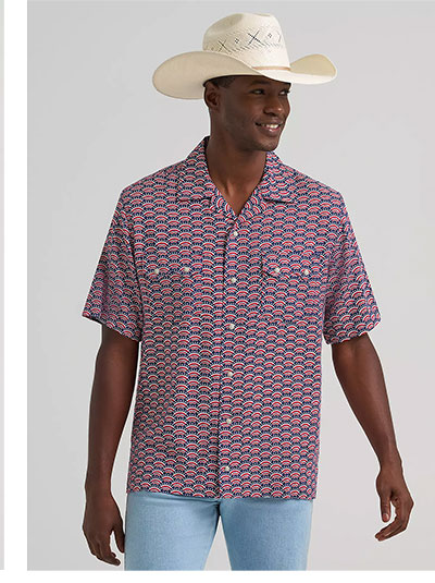 Wrangler® Coconut Cowboy Camp Shirt