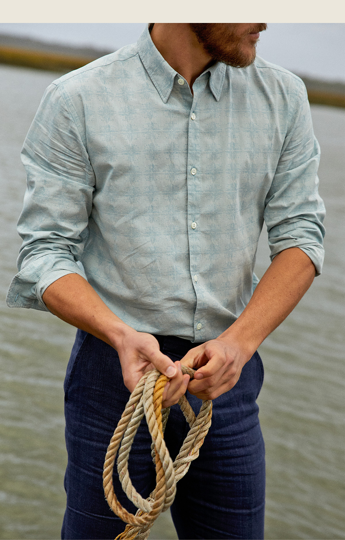 Model wears Billy Reid new arrivals