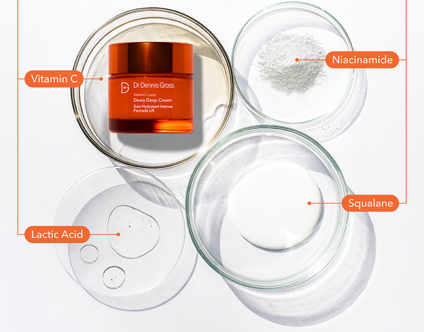 Vitamin C Lactic Dewy Deep Cream Ingredients