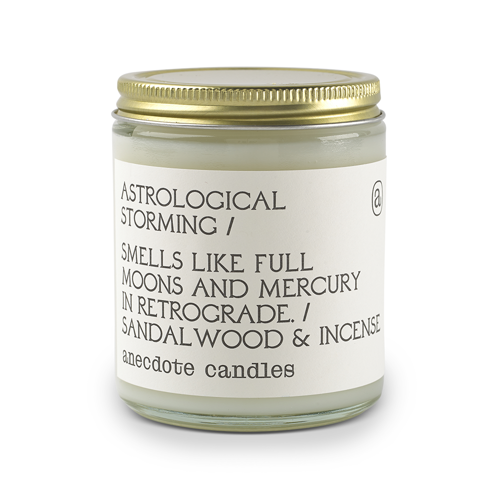 Image of Astrological Storming Candle (Sandalwood & Incense)